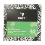 Psilly - Dark Chocolate Bar - Mint & Spirulina | Magic Mushrooms Ottawa Canada