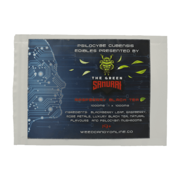 The Green Samurai - Raspberry Black Tea - 1000mg | Magic Mushrooms Ottawa Canada