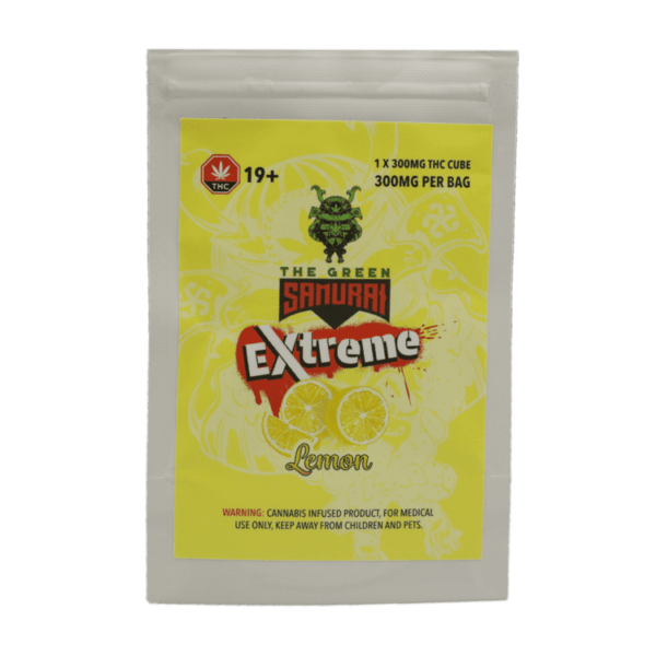 Green Samurai Extreme - Lemon Gummy 300mg THC | Magic Mushrooms Ottawa Canada