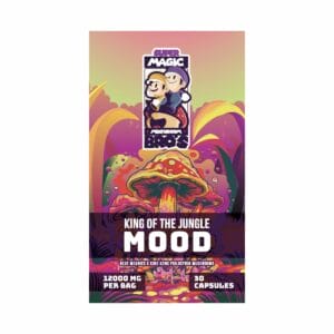 Super Magic Mushroom Bro’s - King of the Jungle MOOD - 400MG Capsules | Magic Mushrooms Ottawa Canada