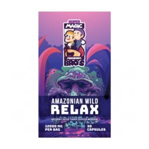 Super Magic Mushroom Bro’s - Amazonian Wild RELAX - 400MG Capsules | Magic Mushrooms Ottawa Canada